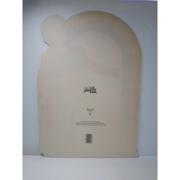 Mork And Mindy Robin Williams 1979 Original Diecut Wall Display Retro Rainbow - Picture 8 of 8